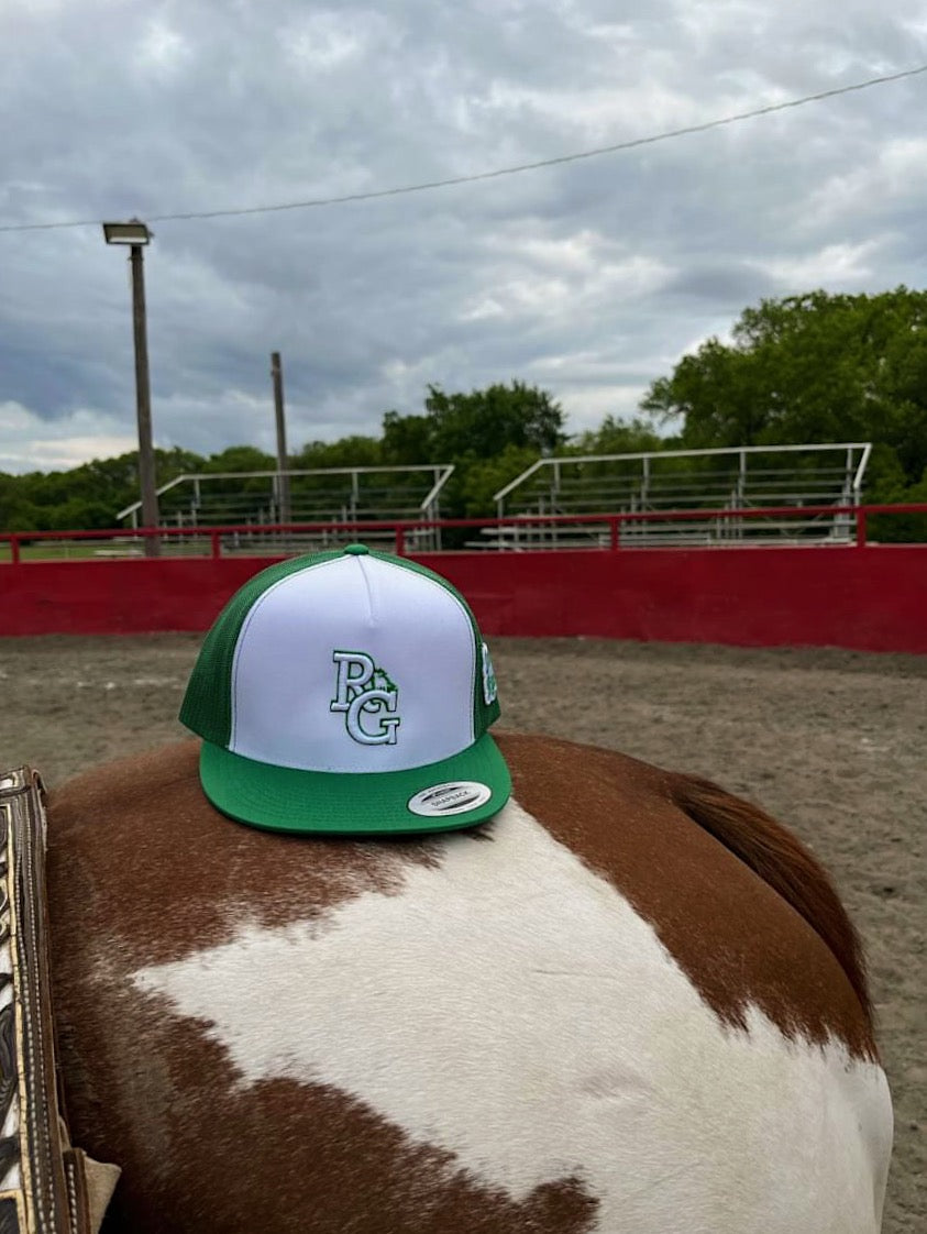 GREEN RG LOGO HAT