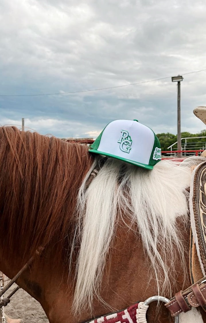GREEN RG LOGO HAT