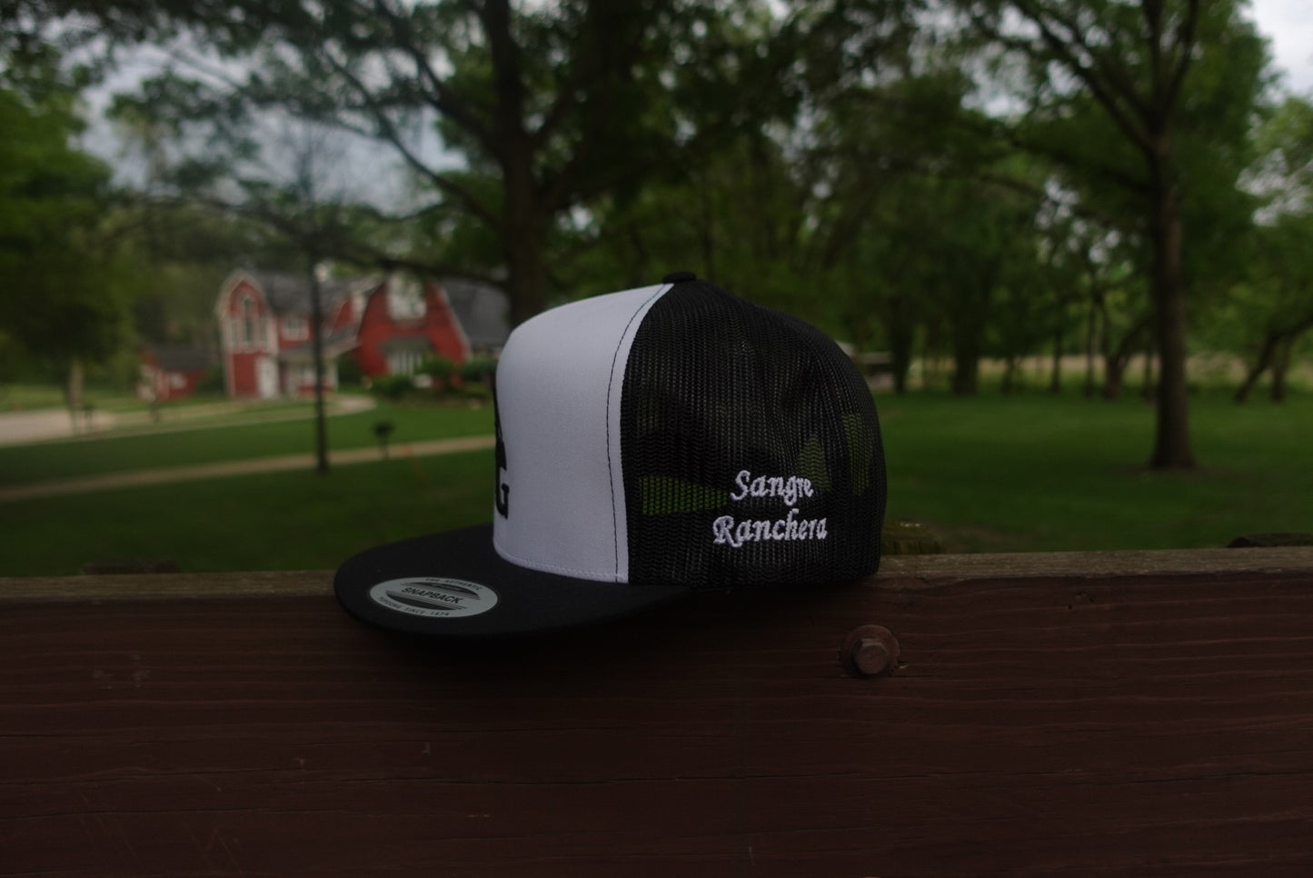 BLACK & WHITE RG LOGO HAT