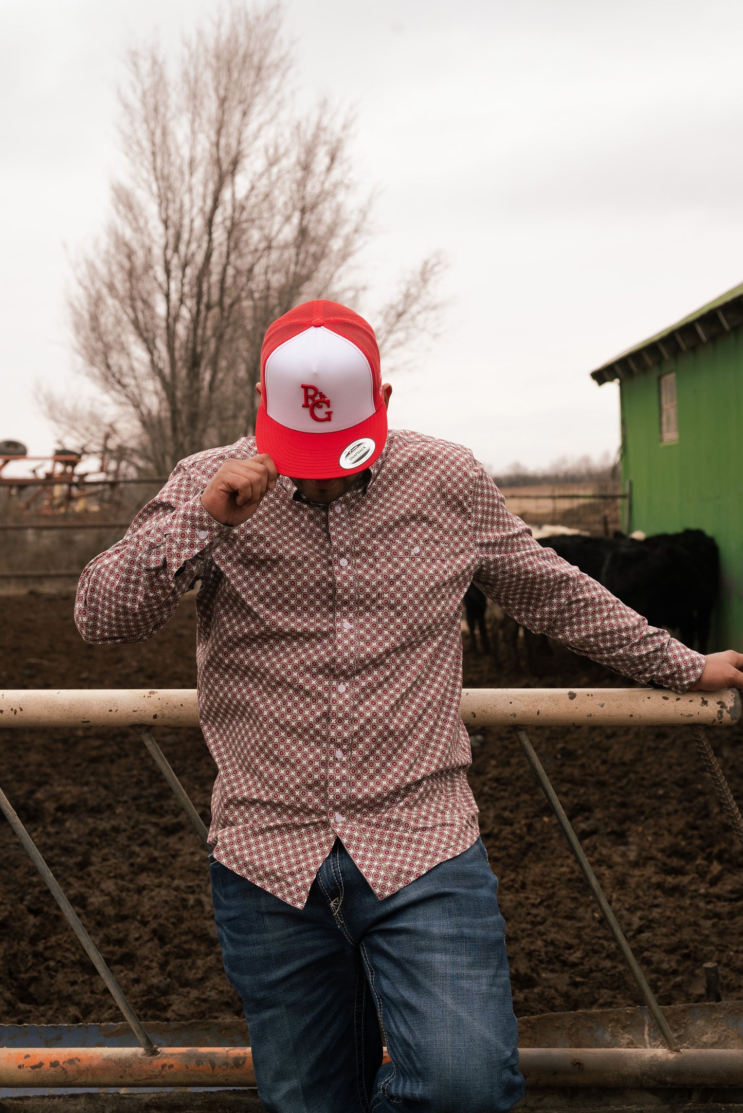 RED RG LOGO HAT
