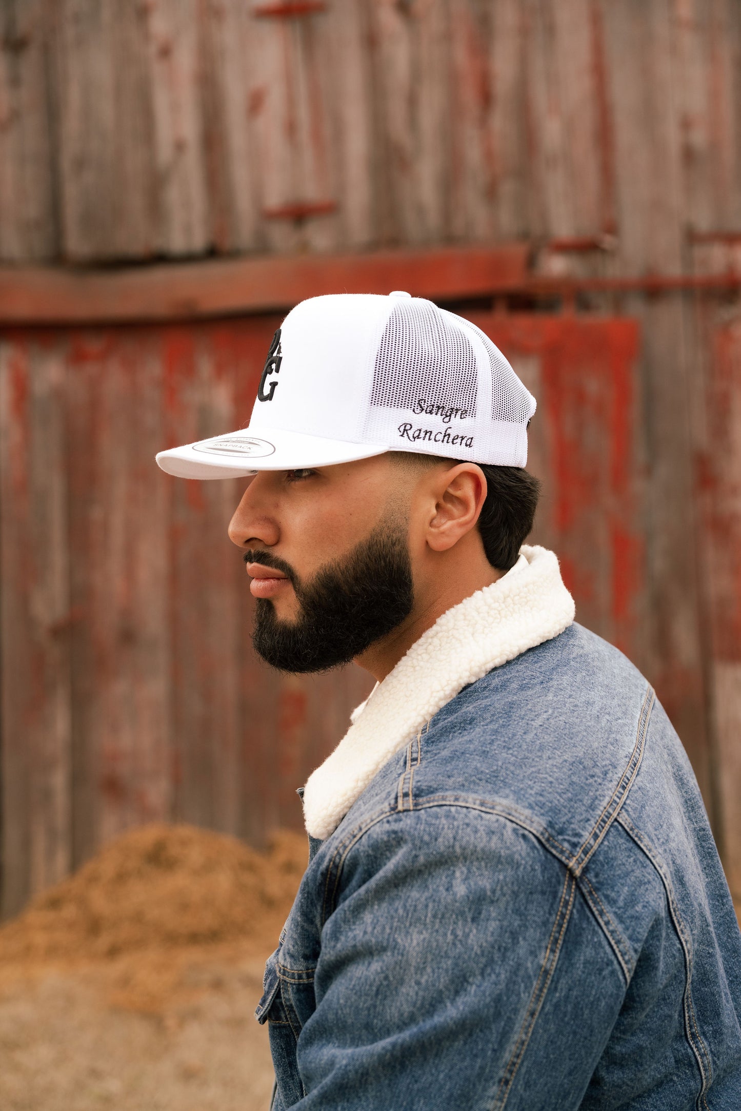 WHITE RG LOGO HAT