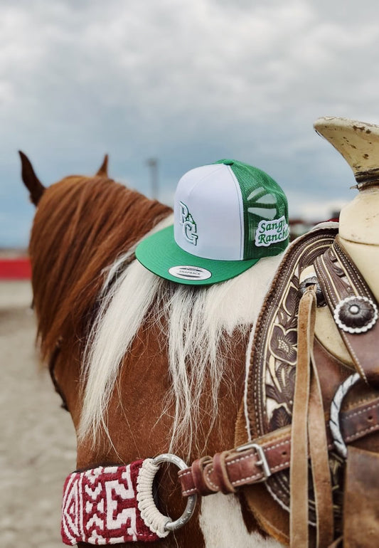 GREEN RG LOGO HAT
